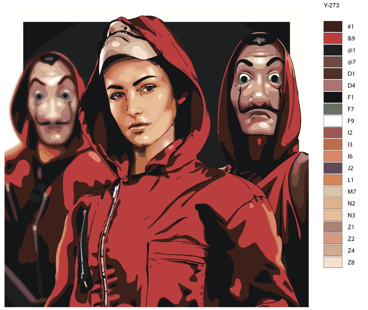 Картина по номерам Y-273 