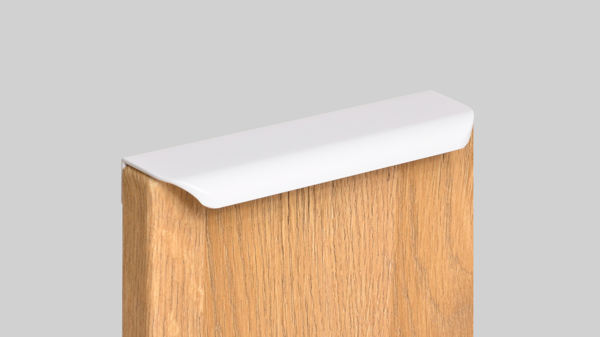 Мебельная ручка торцевая RAY, комплект 2 шт, длина - 197 мм, установочный размер