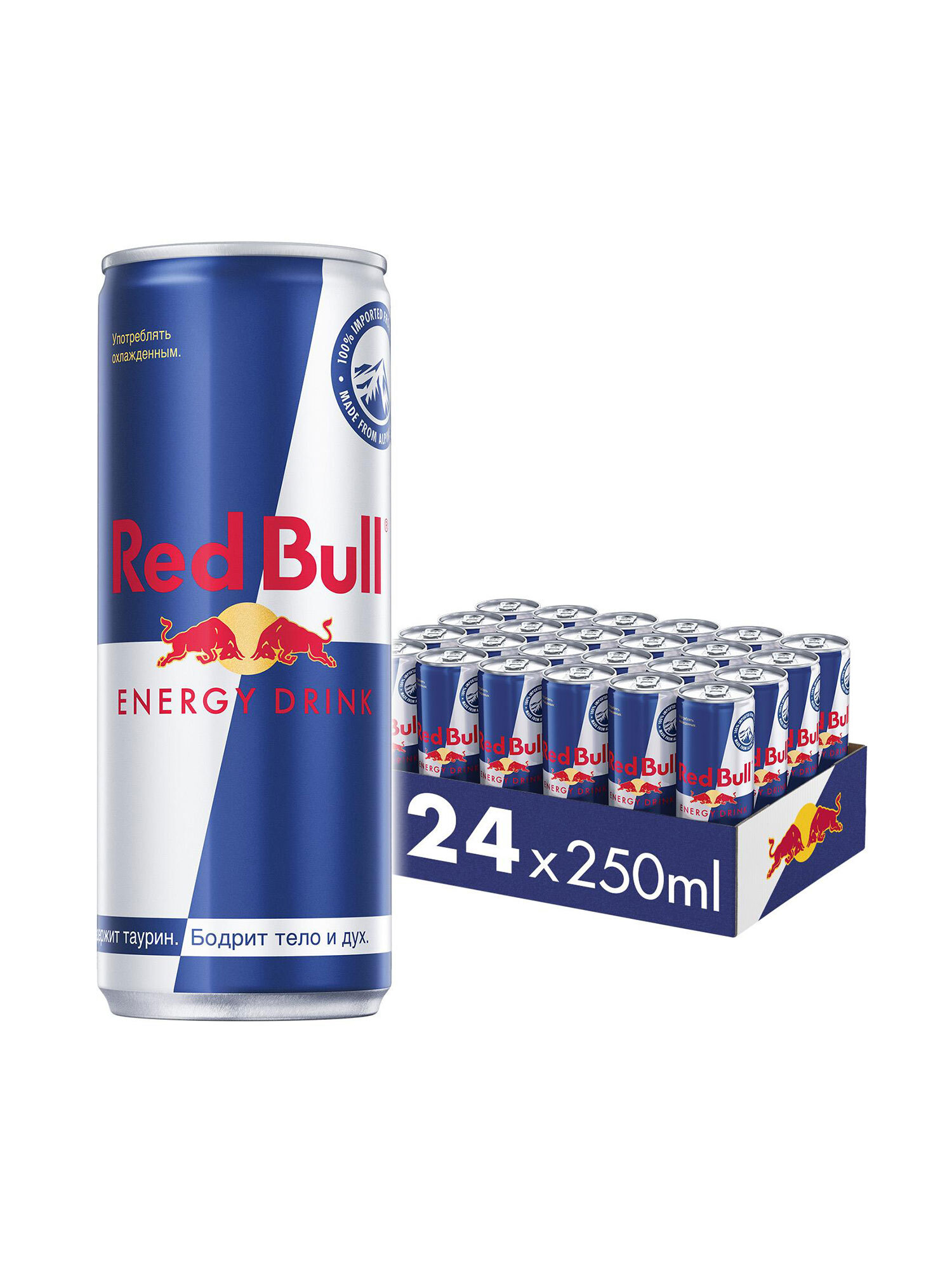Red Bull (Ред Булл) Энергетический Напиток, 250 мл (банка) — купить в ...