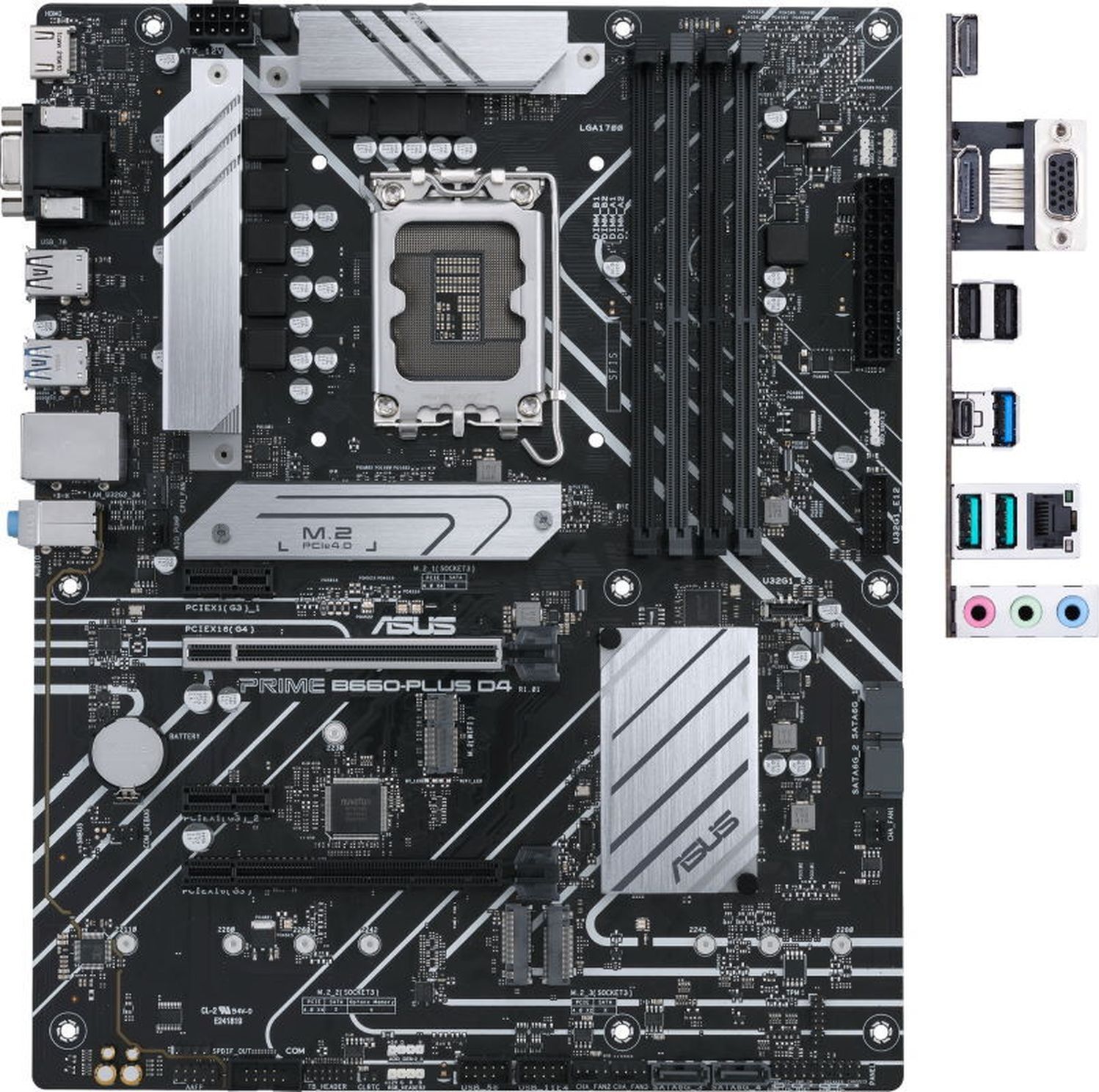 ASUSМатеринскаяплатаPrimeB660-PlusD4DDR4