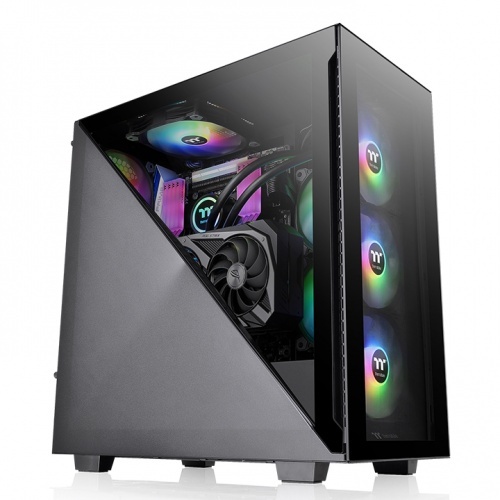 Thermaltake Компьютерный корпус Divider 300 TG ARGB (CA-1S2-00M1WN-01), черный (CA-1S2-00M1WN-01)