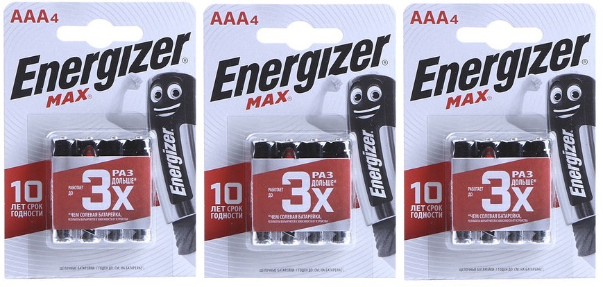 Aaa 12. Energizer Plus ep95jx.