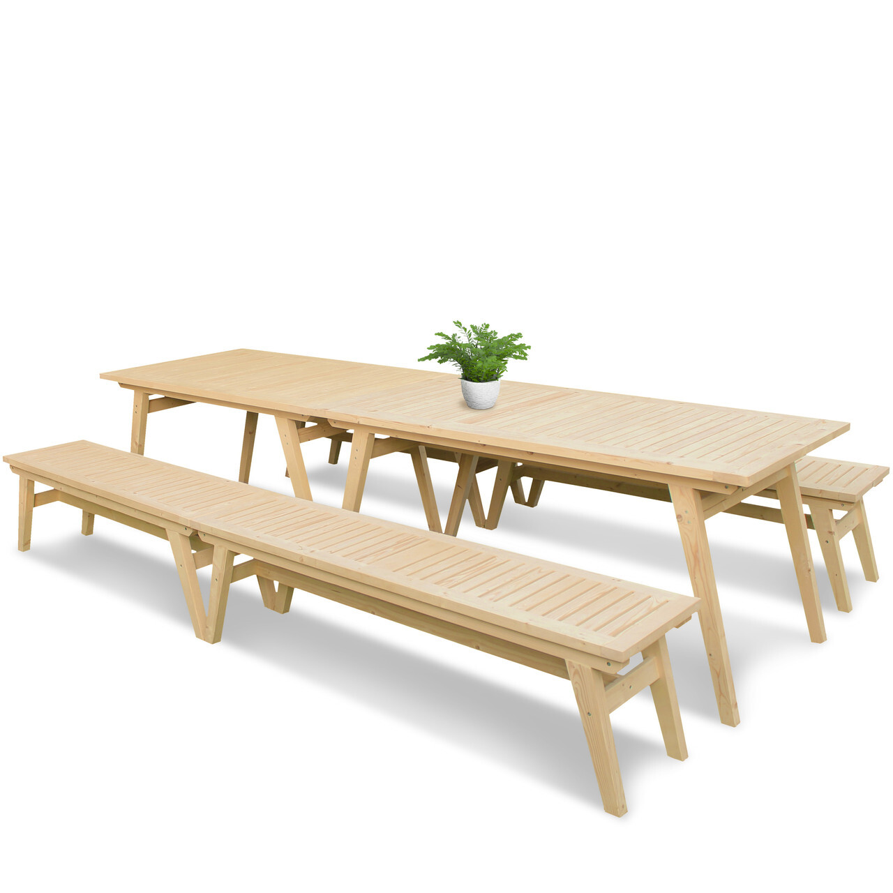 Комплект деревянной садовой мебели