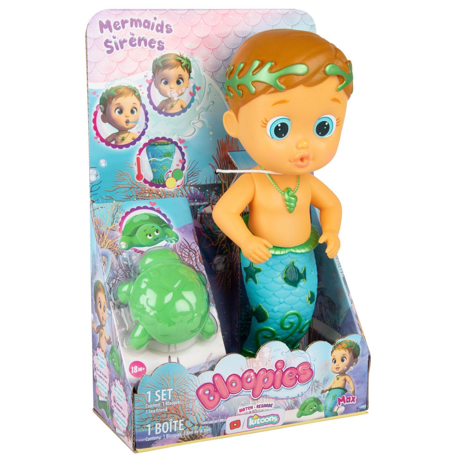 Кукла IMC Toys Bloopies для купания Max русалочка, 26 см - купить с  доставкой по выгодным ценам в интернет-магазине OZON (295780776)