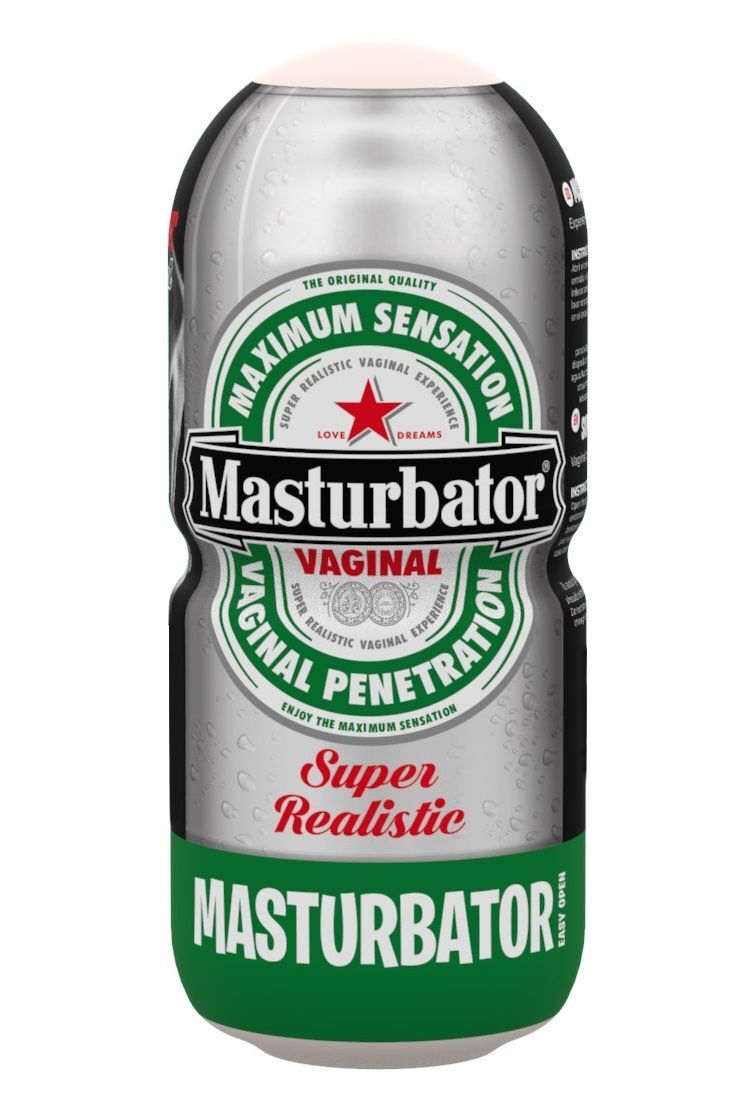 бутылка в вагине Стилизованный под пивную банку мастурбатор-вагина Vagina Beer Masturbator,  Испания, Adrien Lastic купить на OZON по низкой цене (1366522298)