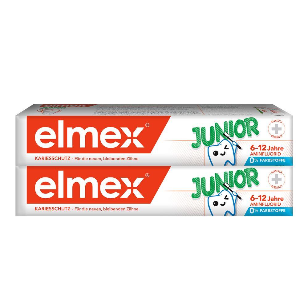 Паста elmex junior. Элмекс Джуниор 6-12. Зубная паста Элмекс детская 2-6. Зубная паста Элмекс детская 6-12.