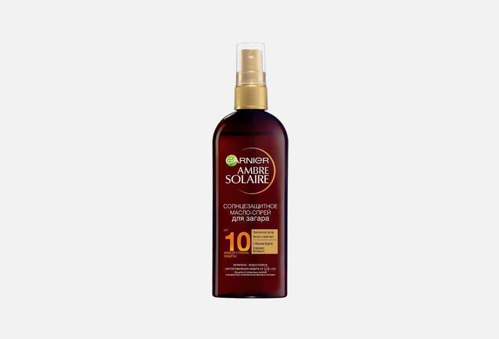 Масло солнцезащитное garnier. Гарньер спрей солнцезащитный 50. Масло для загара гарньер. Масло-спрей для загара Garnier. Масло солнцезащитное для тела.