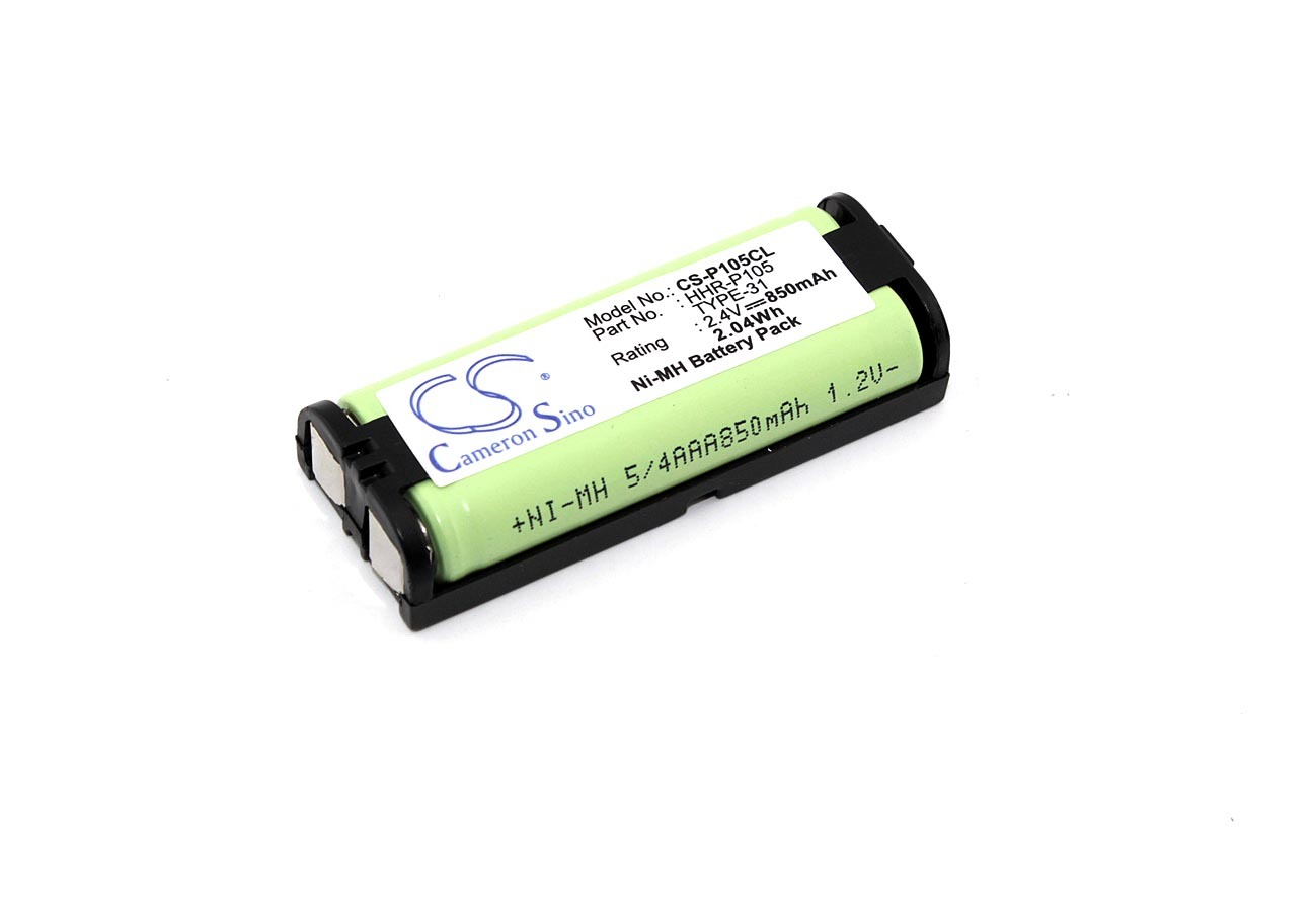 Аккумуляторная батарея CS-P105CL для IP телефона Panasonic KX 242  (HHR-P105) 2.4V 850mAh Ni-Mh - купить с доставкой по выгодным ценам в  интернет-магазине OZON (626957948)