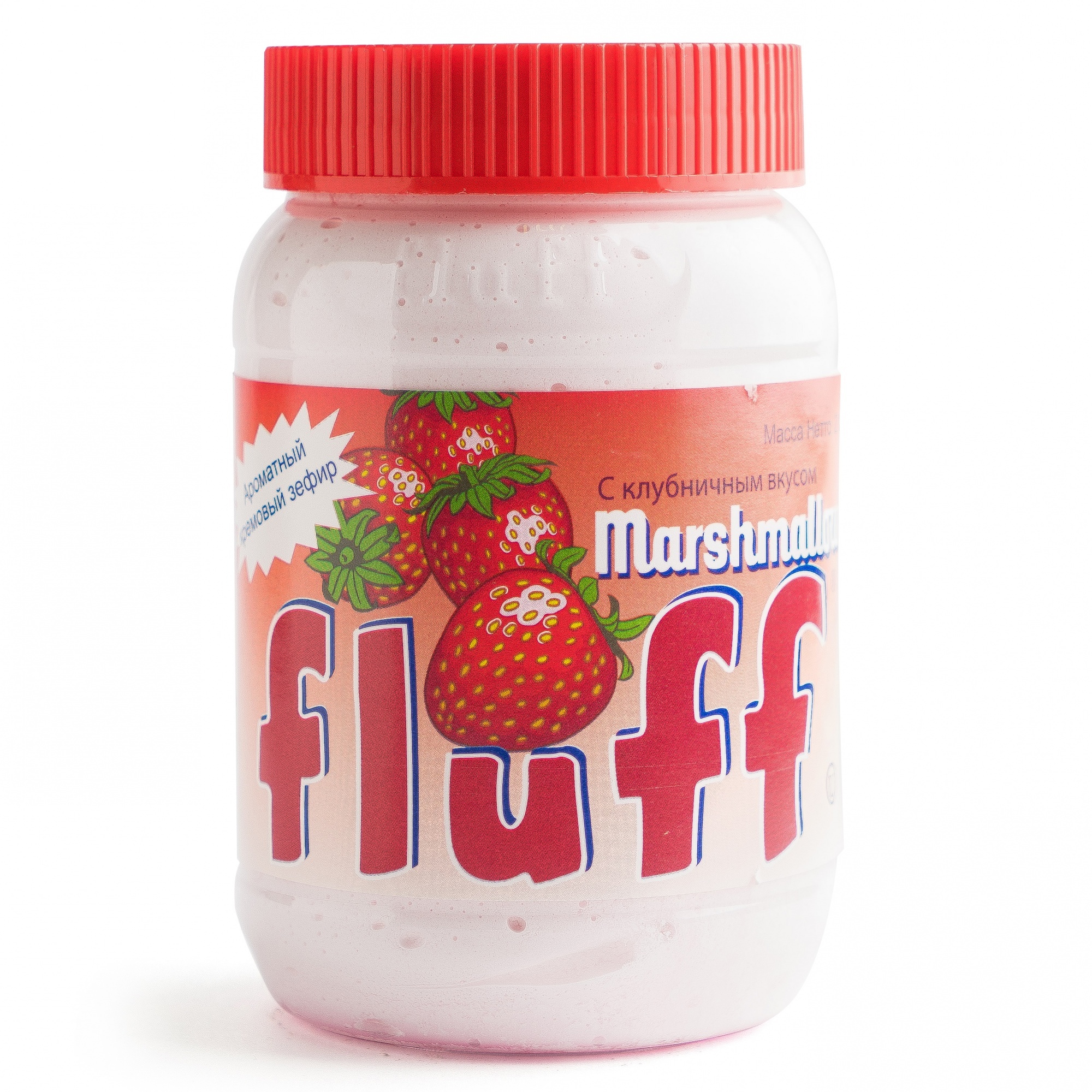 Кремовый зефир маршмеллоу Fluff (Флафф) с клубничным вкусом 213 - купить в ...