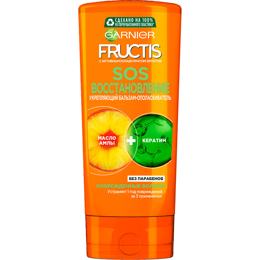 Garnier fructis sos восстановление для секущихся и поврежденных волос маска