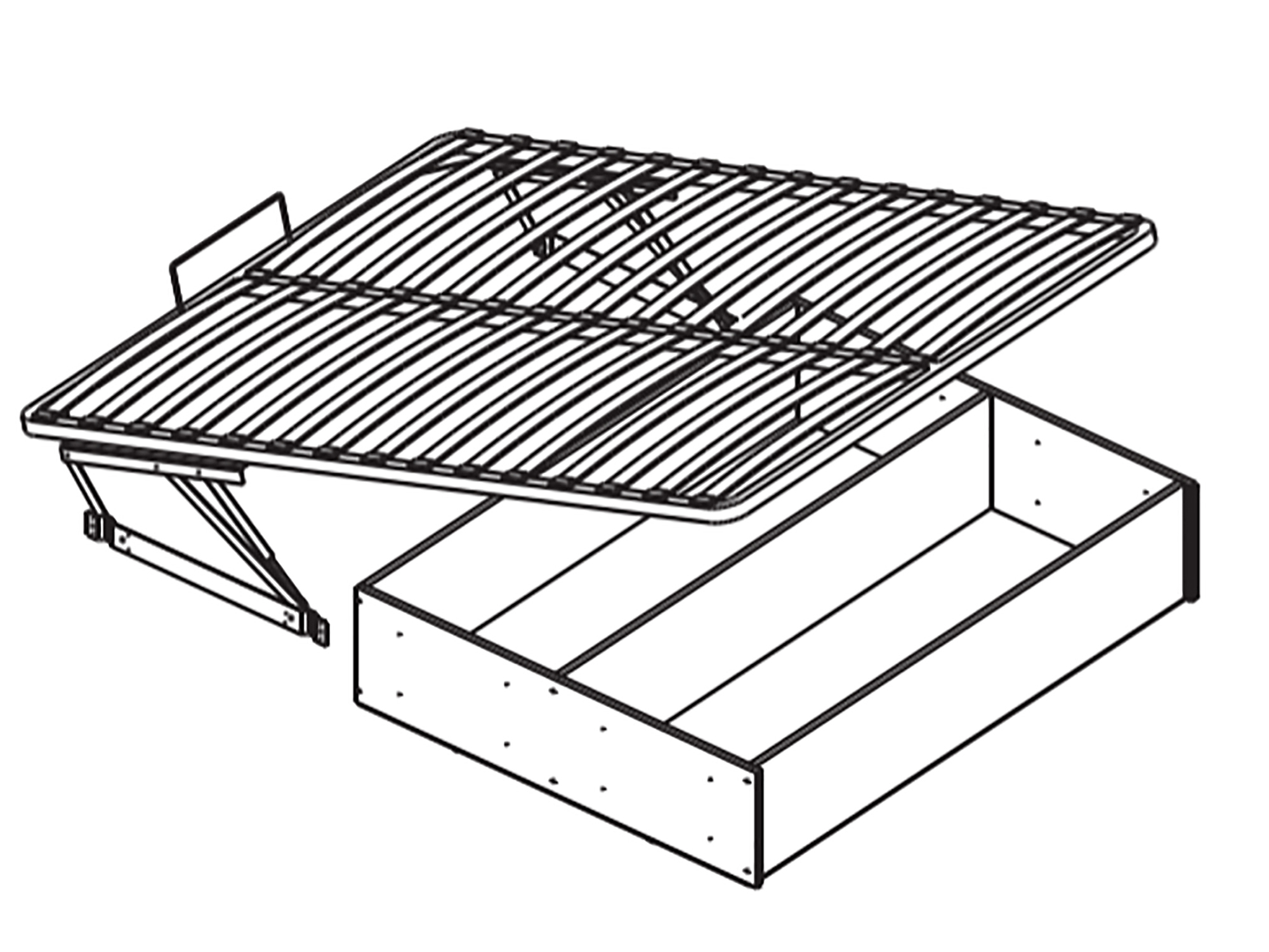 Корпус кровати РКР-1 (1,4) Ричард