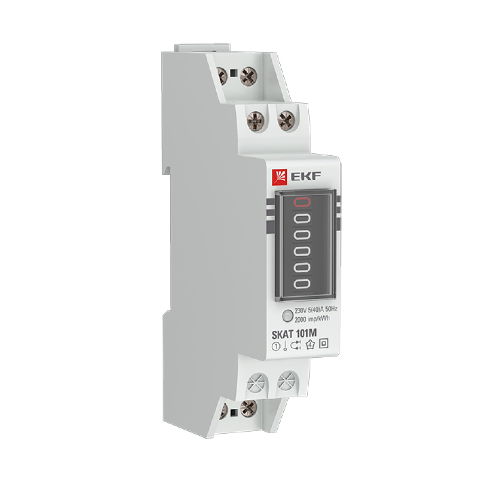 Счетчик электрической энергии модульный SKAT 101М-1 - 5(40) SDM (без поверки) - 1 шт