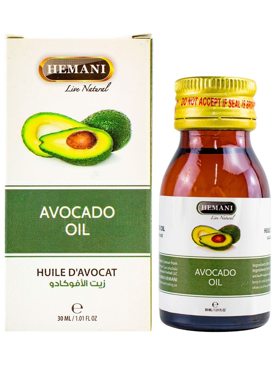 HEMANI Avocado/Масло авокадо, косметическое, 30 мл