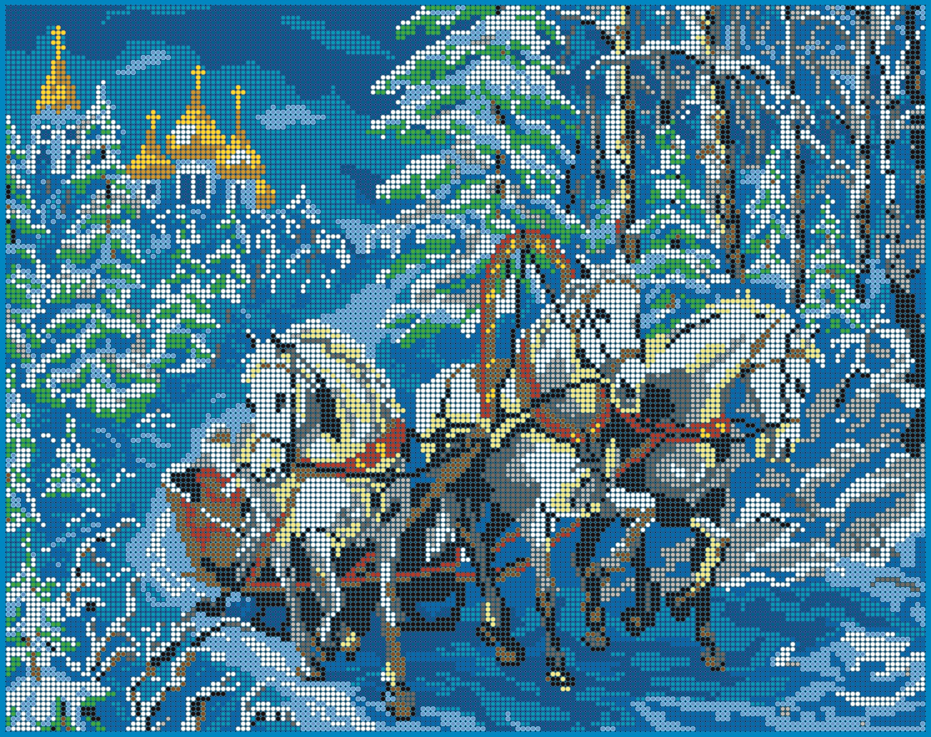 Зимой мозаики. Алмазная мозаика тройка лошадей. Светлица набор вышивки бисером тройка лошадей. Алмазная мозаика тройка лошадей зимняя. Вышивание бисером лошади.