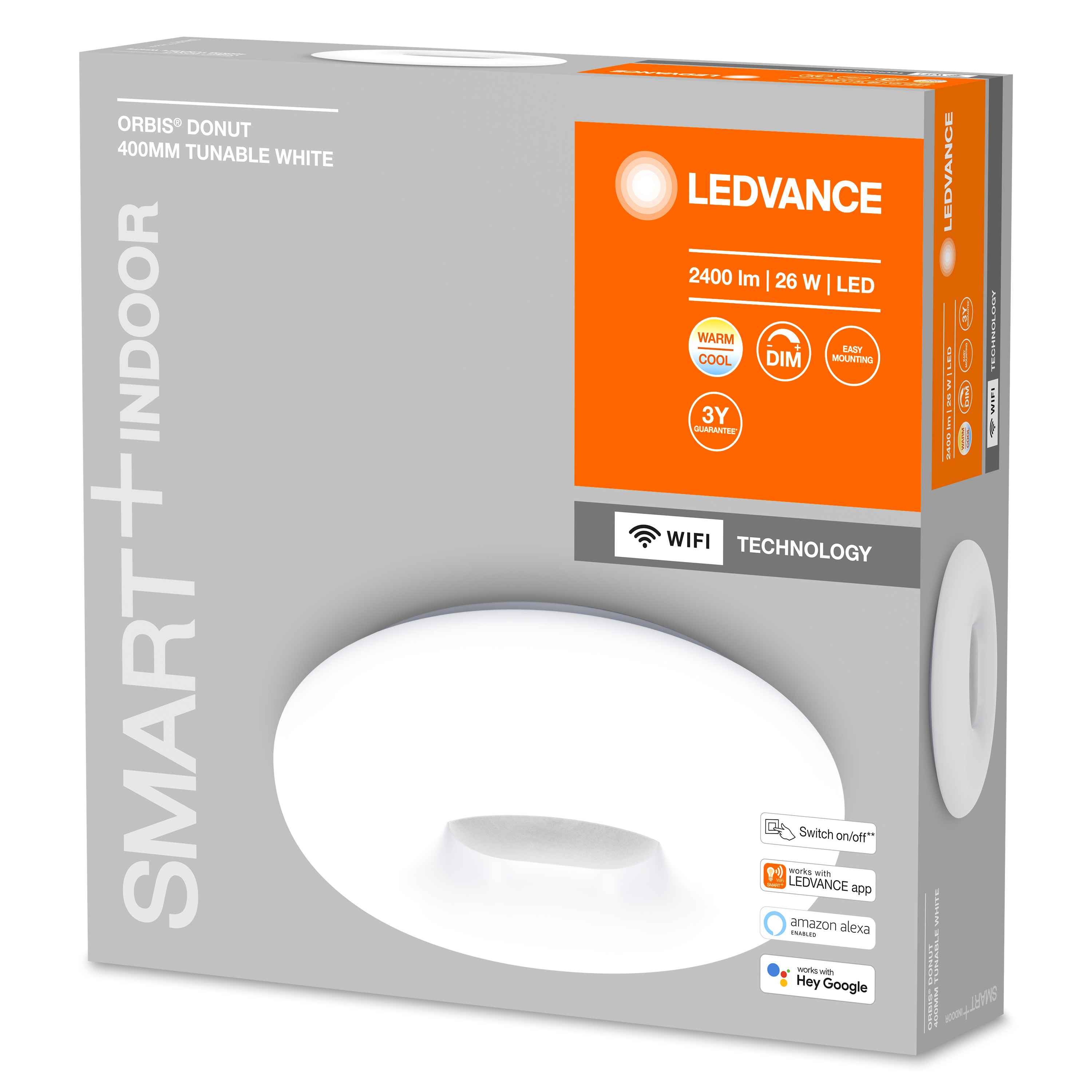 SMART WIFI ORBIS DONUT RD 400 TW WT - LED светильник LEDVANCE