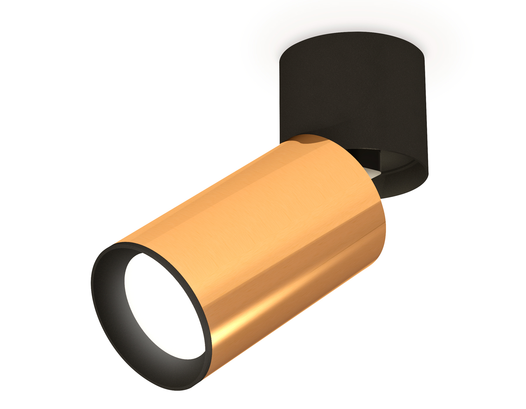 XM6327040 PYG/BK/SBK золото желтое полированное/черный/черный песок (A2221, C6327, N6102) Комплект накладного поворотного светильника