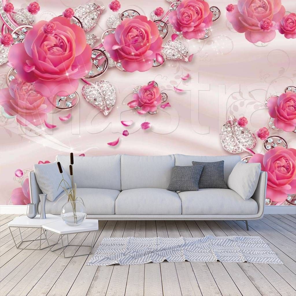 Фотообои розовые розы