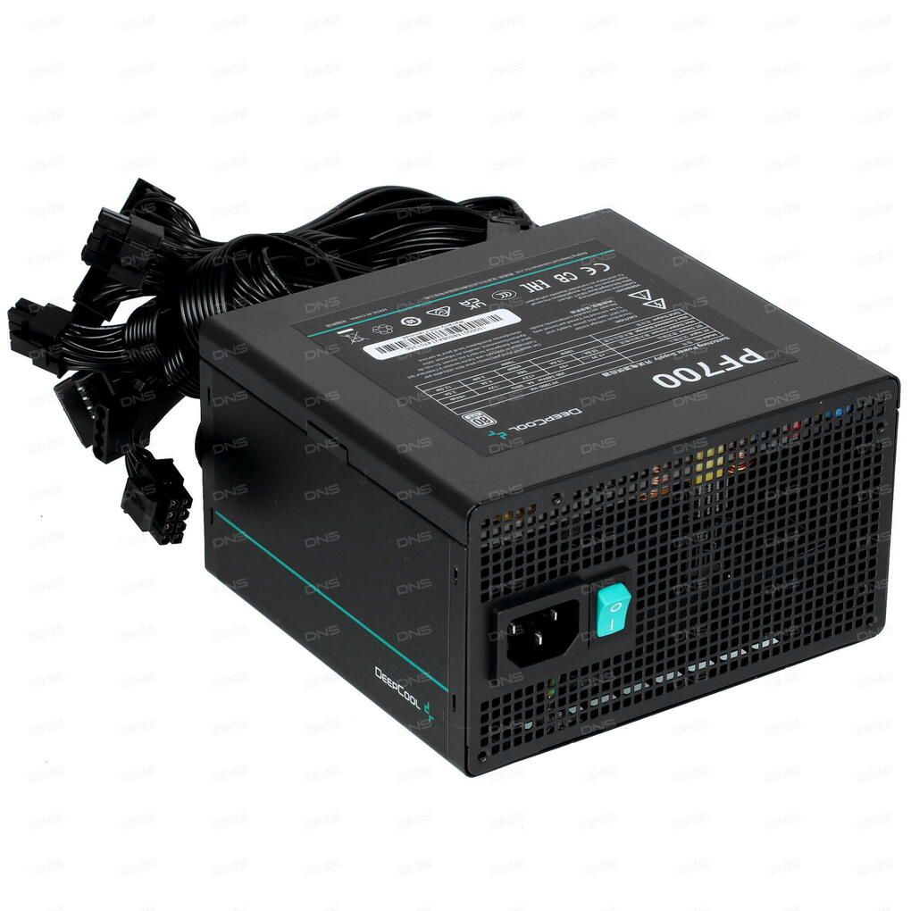 Deepcool 700w. Блок питания Deepcool pf700. Блок питания Deepcool pf700 [r-pf700d-ha0b-eu]. Power Supply for PC Deepcool pf700 700w/80 Plus/ATX. Deepcool ATX 750w pf750 80 Plus White.