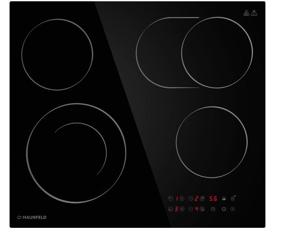MAUNFELD Электрическая варочная панель CVCE594SMDBK, черный