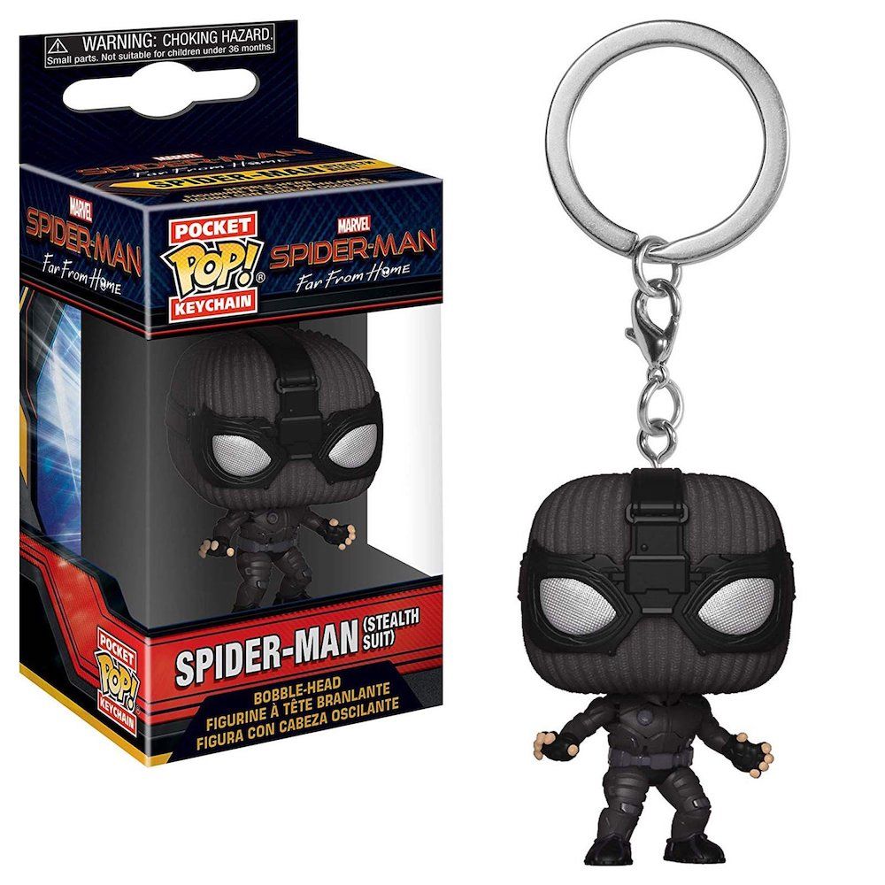 Брелок Человек-Паук в стелс-костюме брелок (Spider-Man in Stealth Suit  Keychain) из фильма Человек-паук: Вдали от дома Марвел - купить с доставкой  по выгодным ценам в интернет-магазине OZON (716117838)