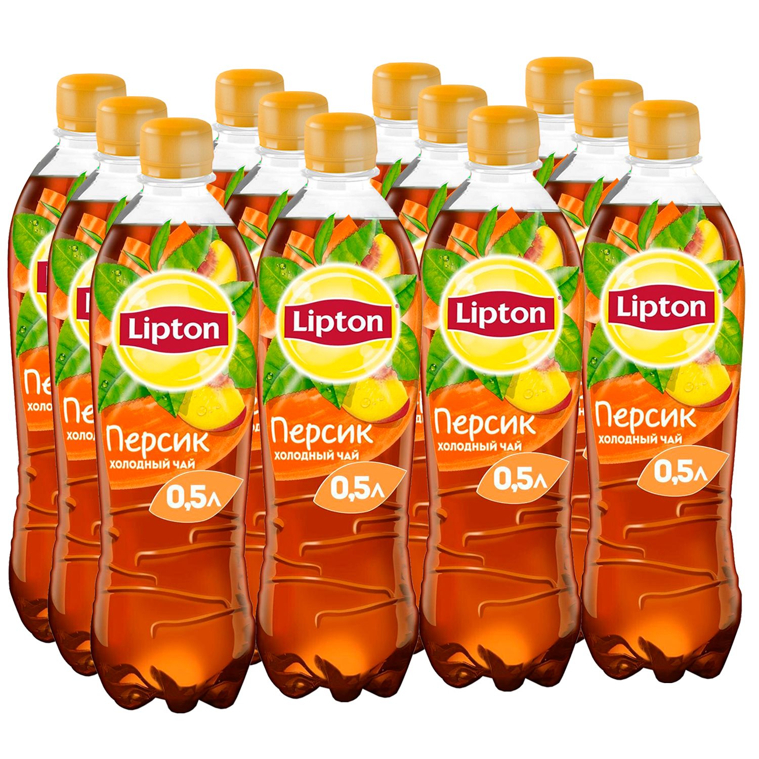 Холодный чай Lipton Персик (Липтон) 0,5л х 12шт