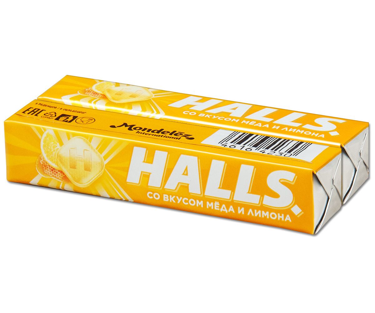 Леденцы Halls ментол Экстра 25 г