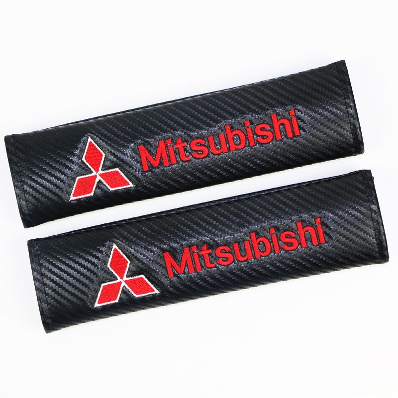 Значок Mitsubishi карбон