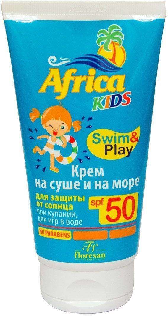 Детский солнцезащитный. Floresan солнцезащитный крем SPF 50. Крем солнцезащитный детский Floresan. Africa Kids крем защита от солнца SPF 50. Флоресан солнцезащитный крем 50 SPF.