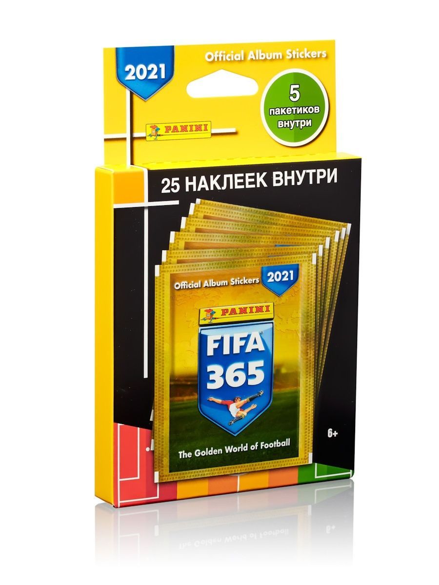 Panini / Блистер наклеек Panini FIFA 365 2021 / 5 пакетиков с наклейками