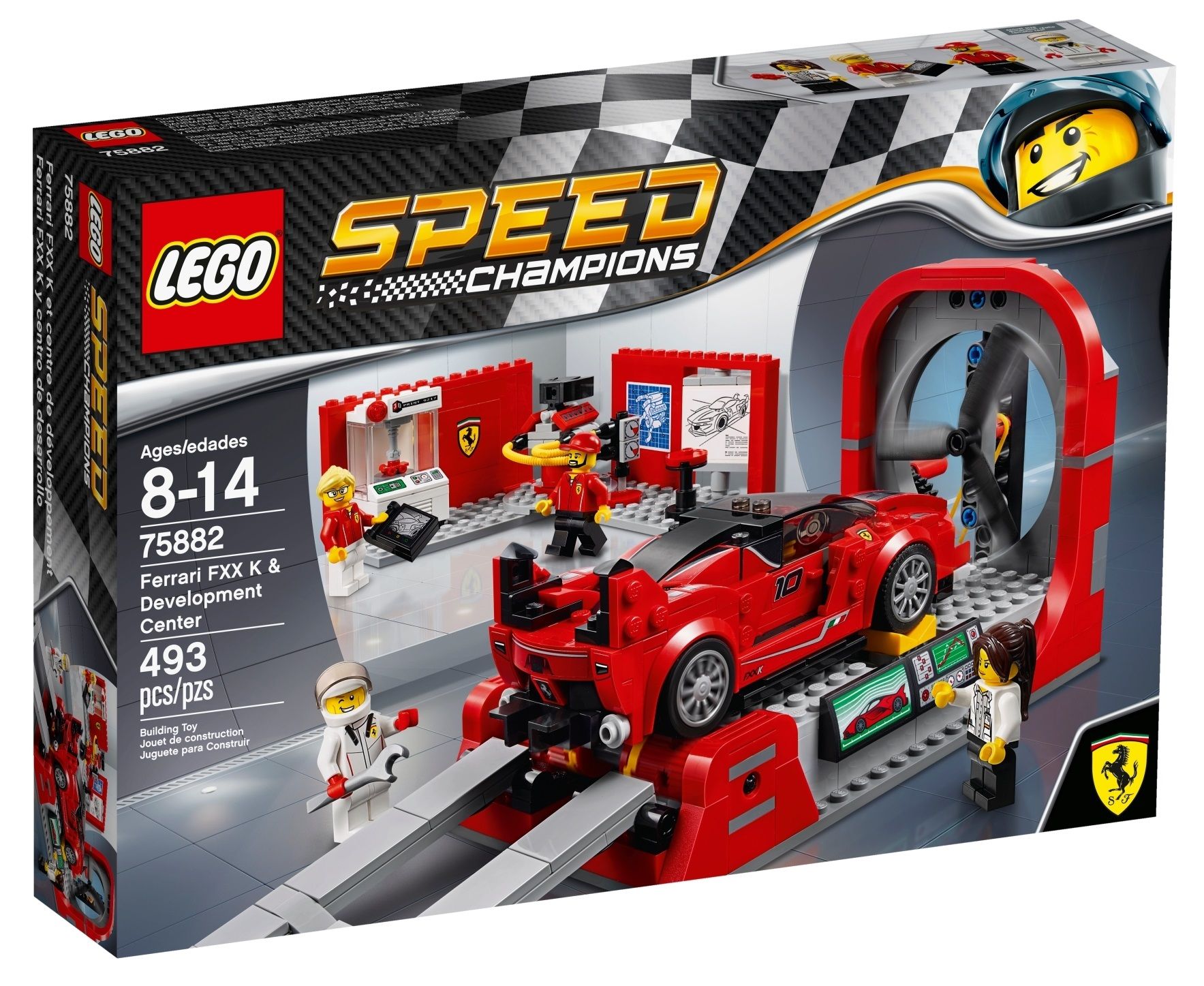 Lego store red ferrari