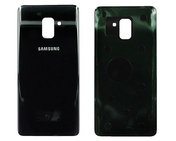 Задняя крышка Samsung A730F A8+ (2018) черная