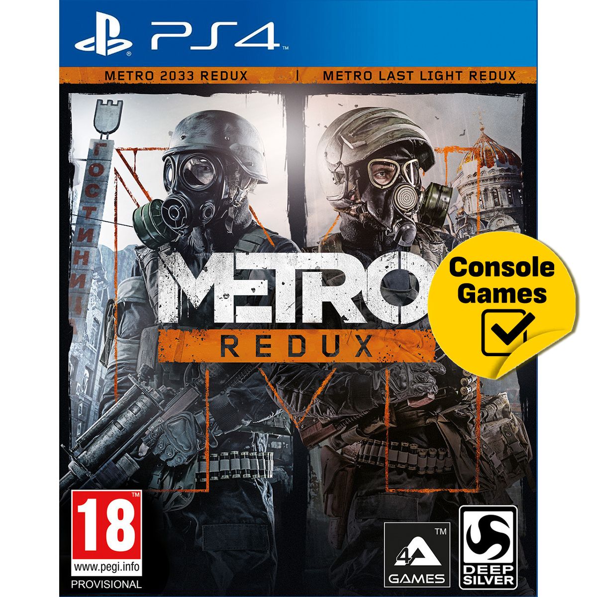 Игра PS4 Metro Redux (Возвращение) (русская версия) (PlayStation 4, Русская  версия)