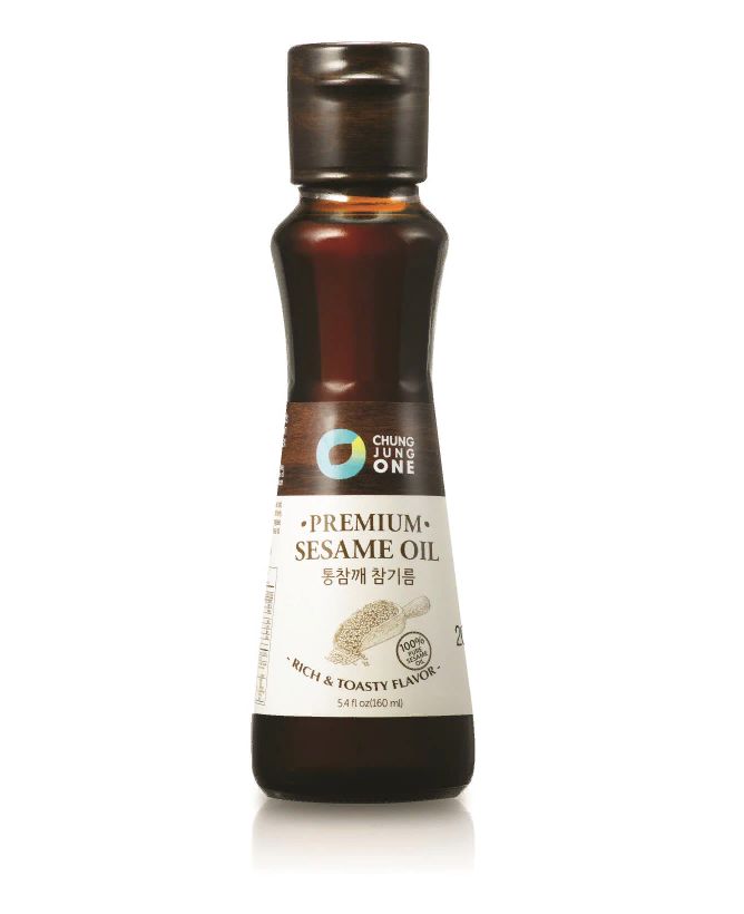 Масло кунжутное нерафинированное O'food Premium Sesame Oil, 160 мл, Корея