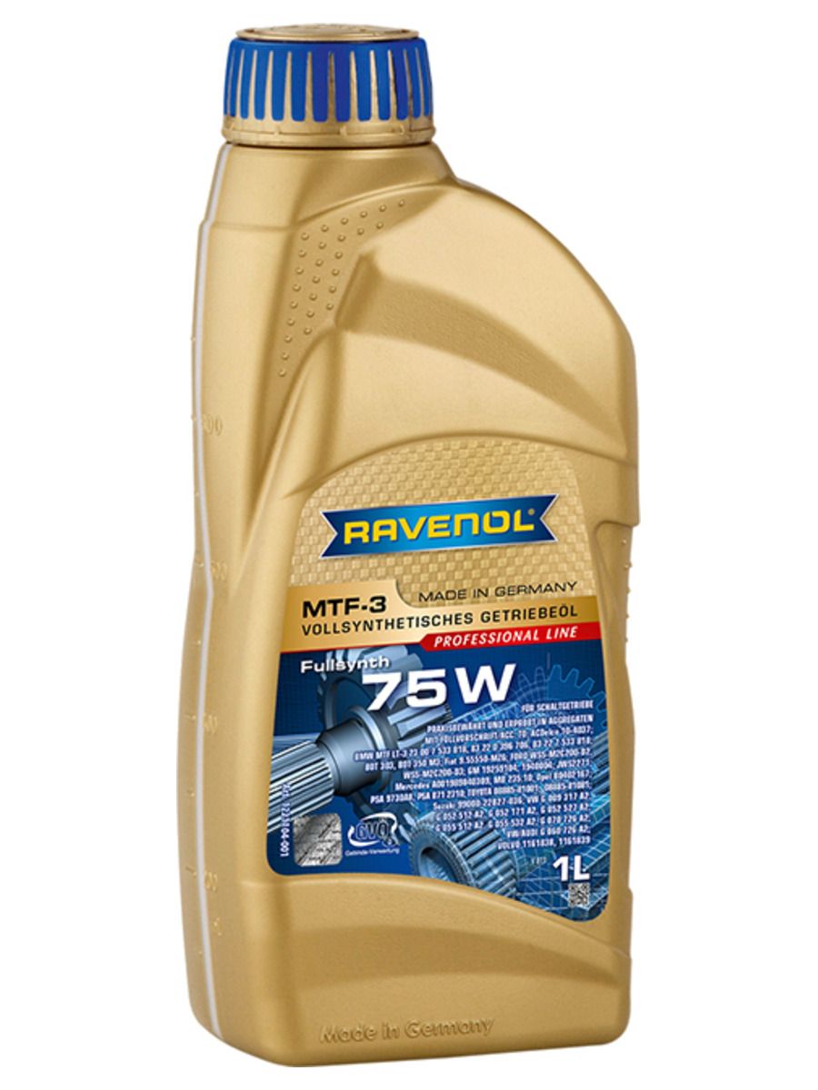 Трансмиссионное масло RAVENOL MTF - 3 SAE 75W ( 1л) - купить по выгодной  цене в интернет-магазине OZON (164048572)