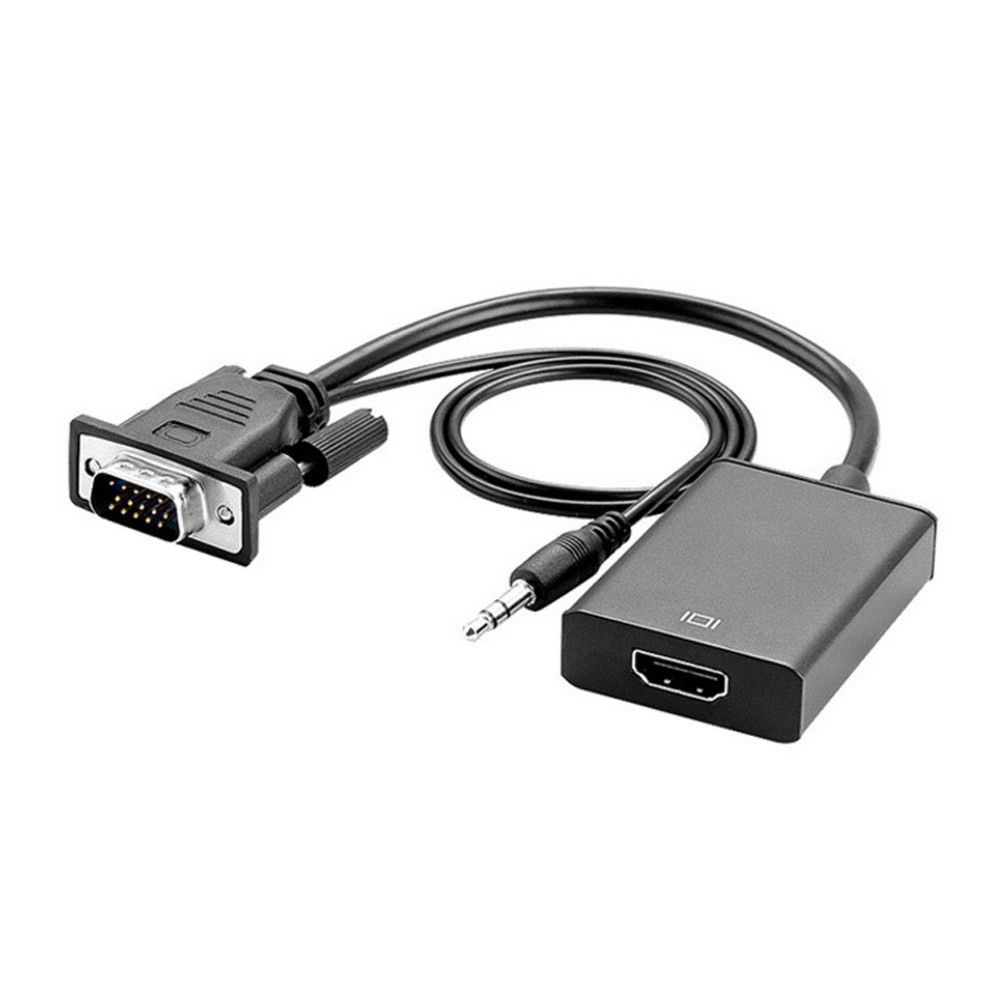 Переходник ВГА В HDMI для монитора. Переходник HDMI VGA С аудиовыходом для телевизора. HDMI + VGA кабель 60гц. Audio 1080p Converter Adapter HDMI to VGA.