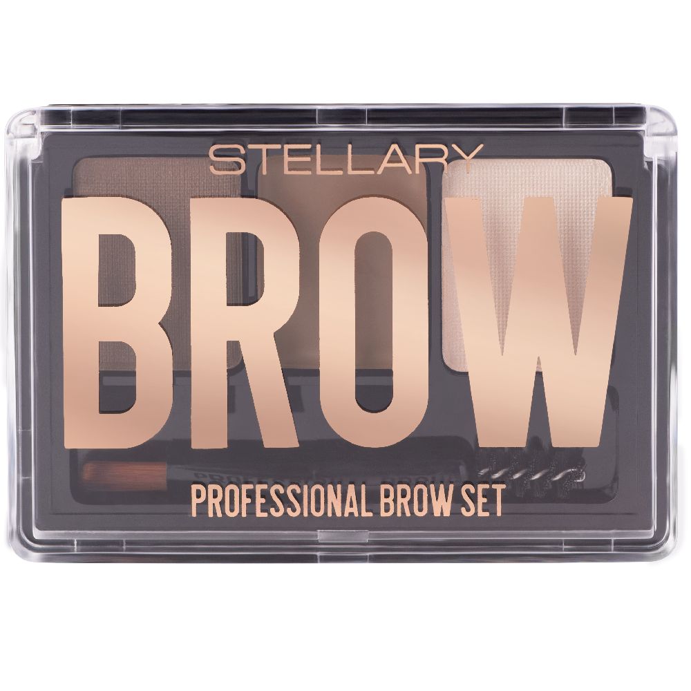 Stellary набор для бровей тон 1 blond. Stellary Brow professional Brow Set отзывы.