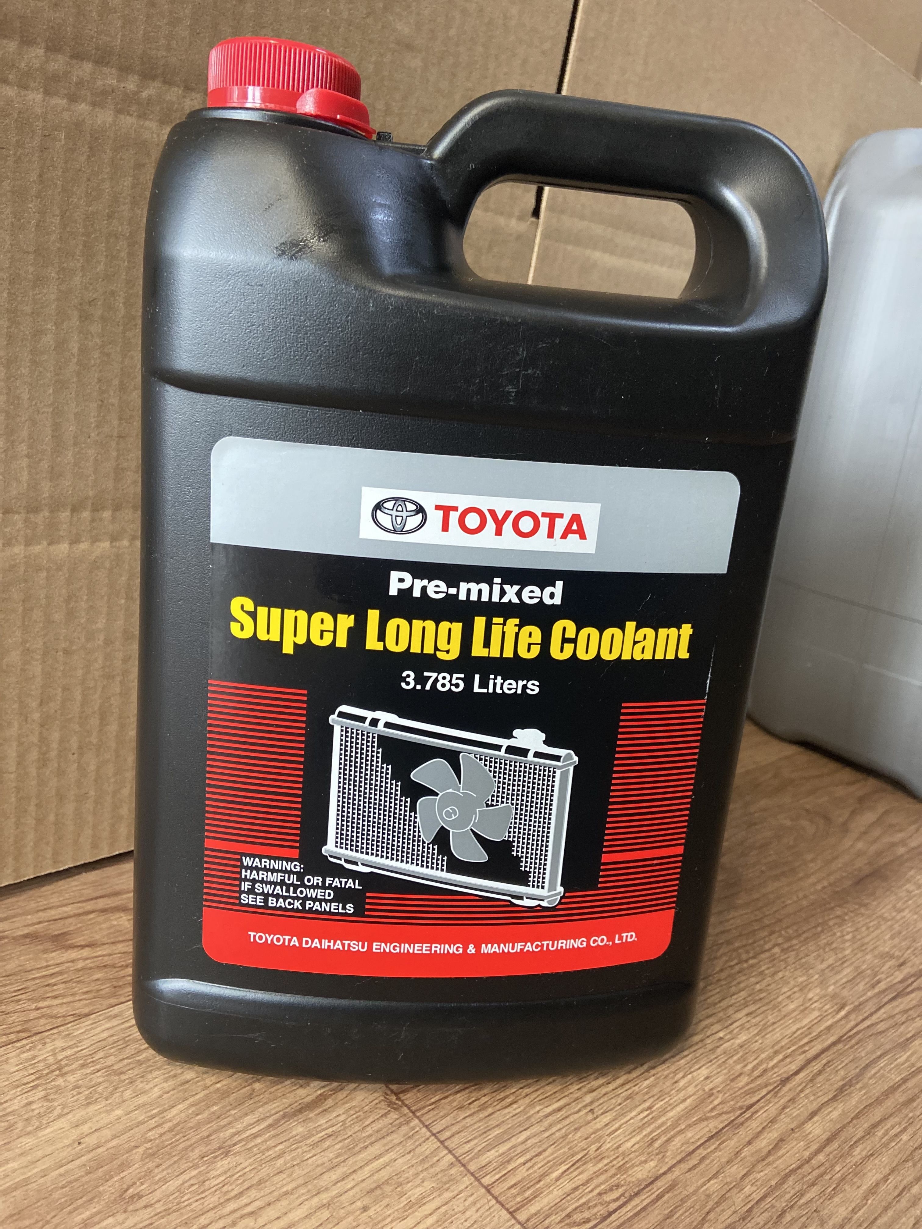 long life coolant concentrated red toyota как разводить