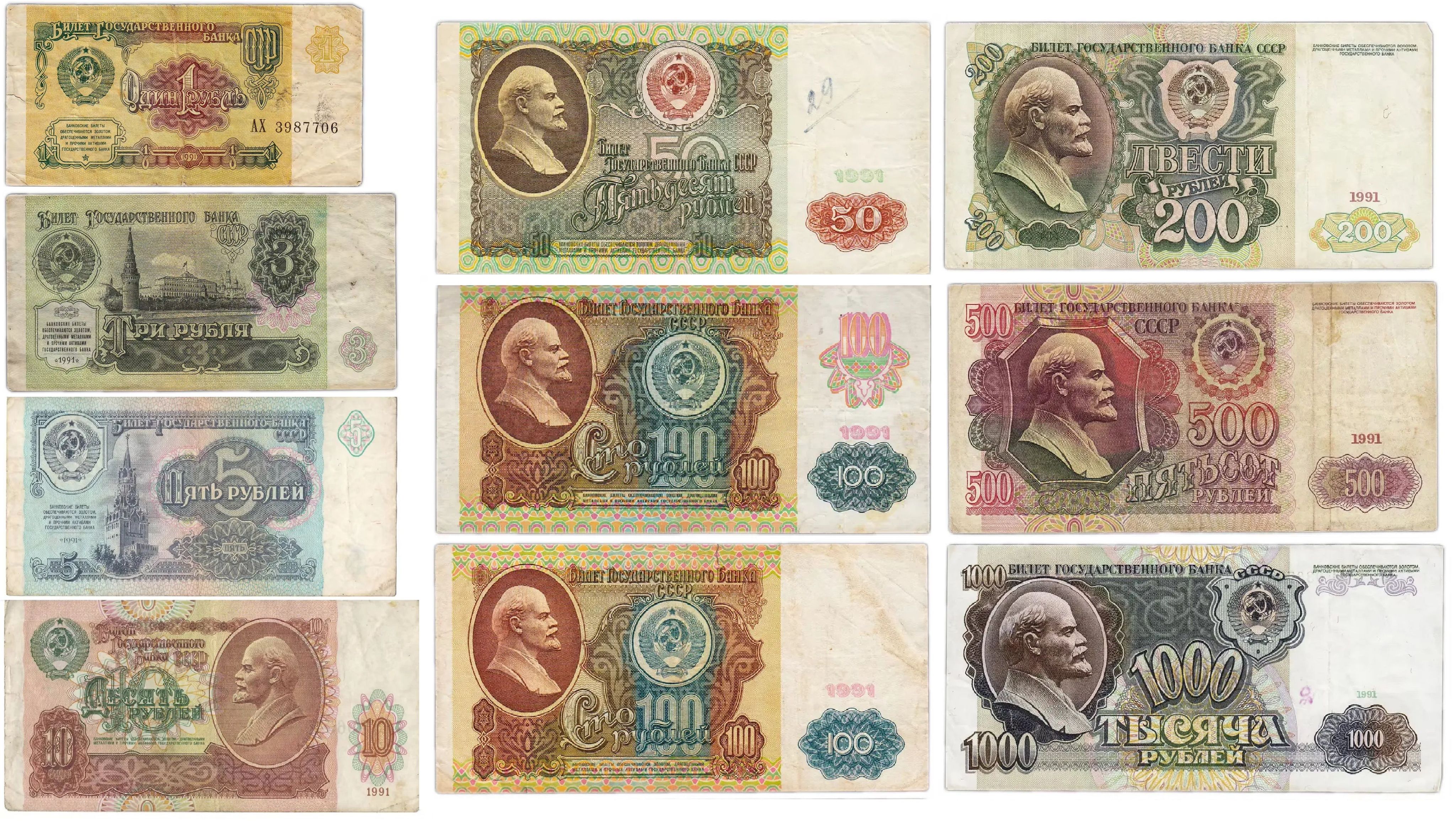 Купюры 1991 Года Цена Стоимость Купюры