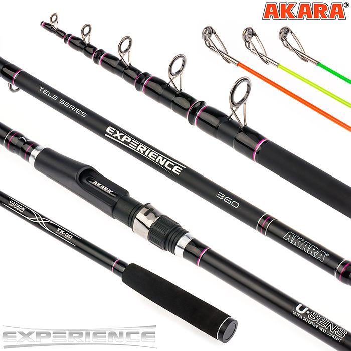 УдилищефидерноеAkaraExperienceTeleTX-30(120-150-180)3,6м