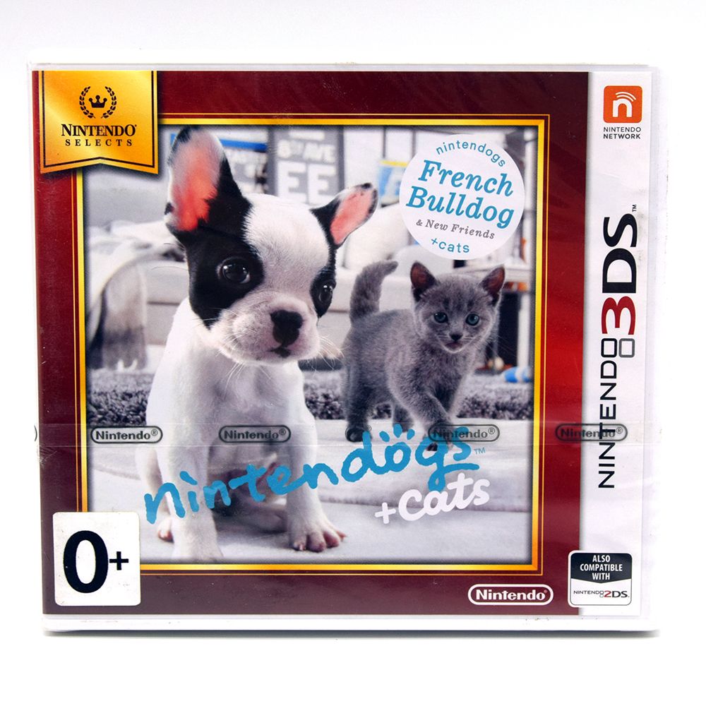 Игра Nintendogs+Cats. Французский бульдог и новые друзья (Nintendo 3DS, Русские субтитры)