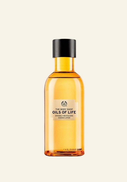 Revitalizing essence. Oils of Life. The body shop Oils of Life. Масло шоп.