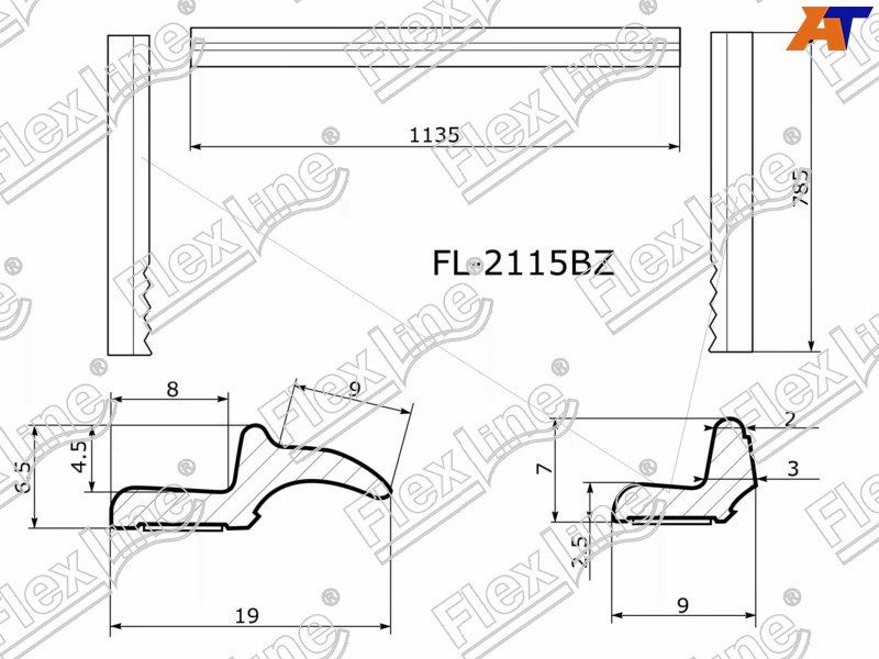 FlexlineУплотнительавтомобильный