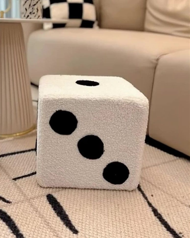 Кубик игральный мягкий большой. Световой куб. Translucent polycarbonate. Дизайнерский куб. Прозрачные кубики.