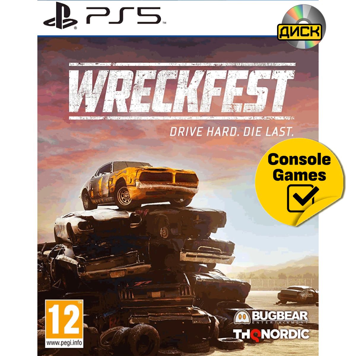 Игра PS5 Wreckfest (Русские субтитры) (PlayStation 5, Русские субтитры)