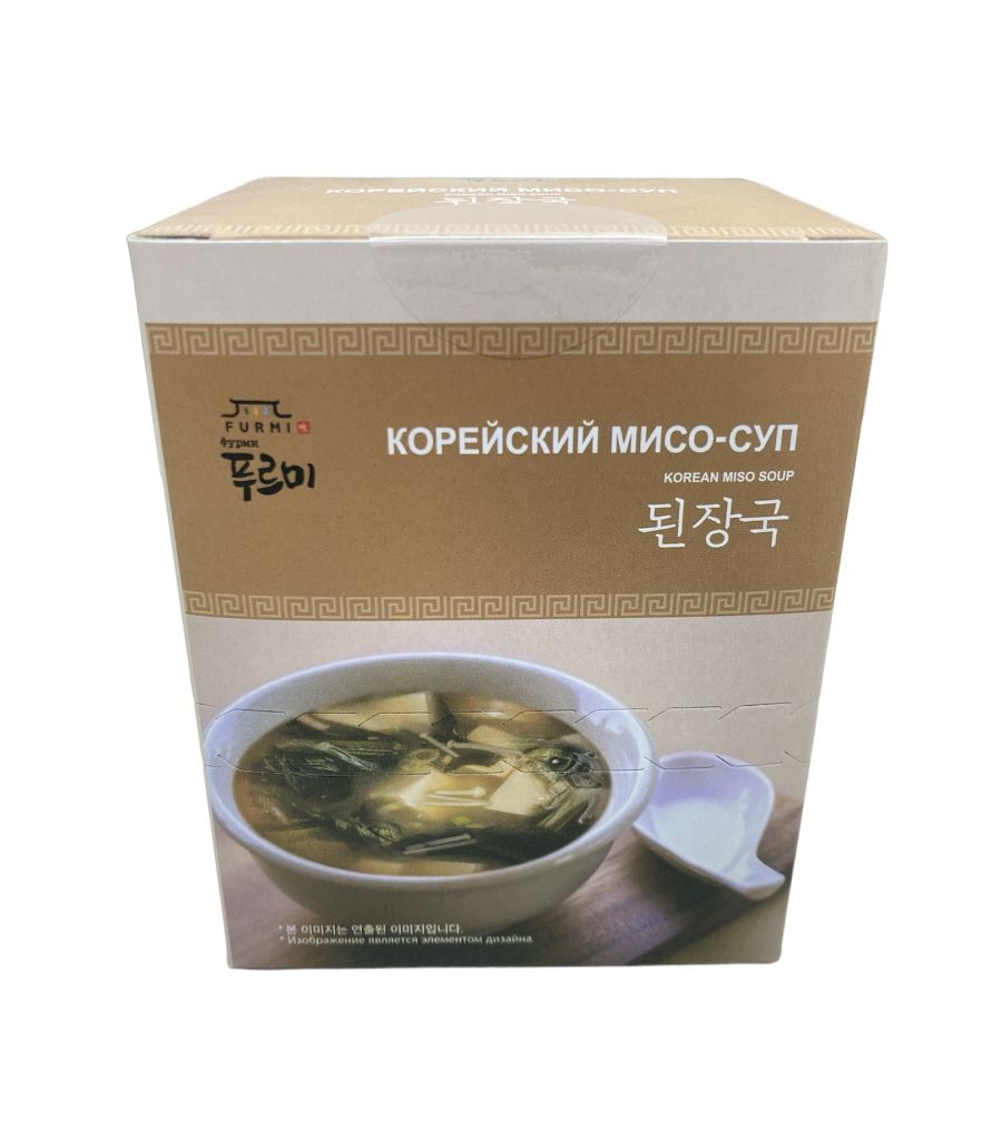 Корейский Мисо-суп Пищевой концентрат сухой, Furmi, 5 шт х 10г