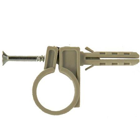 Хомуты с дюбелем для крепления труб. Уплотн. 1 " (31-38) со шпилькой м8 и дюбелем#. Хомуты с дюбелем для крепления труб. Хомут для вкпп 50 (с дюбелем и шурупом).