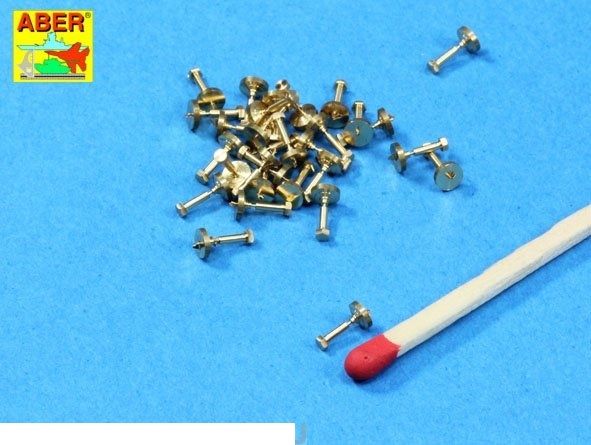 ABER ABR-16-103 Дополнения для Turned imitation of Hexagonal bolts 1,55 mm x 30 pcs. универсальный набор 1/16