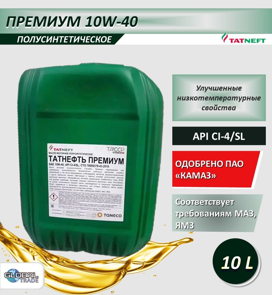 АвтомобильныемоторныемаслаTATNEFT