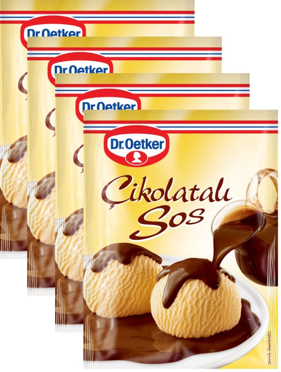 Смесь сухая для приготовления соуса Dr. Oetker Cikolatali Sos Шоколадный  соус, Турция, 128 г (4 шт) - купить с доставкой по выгодным ценам в  интернет-магазине OZON (862446413)