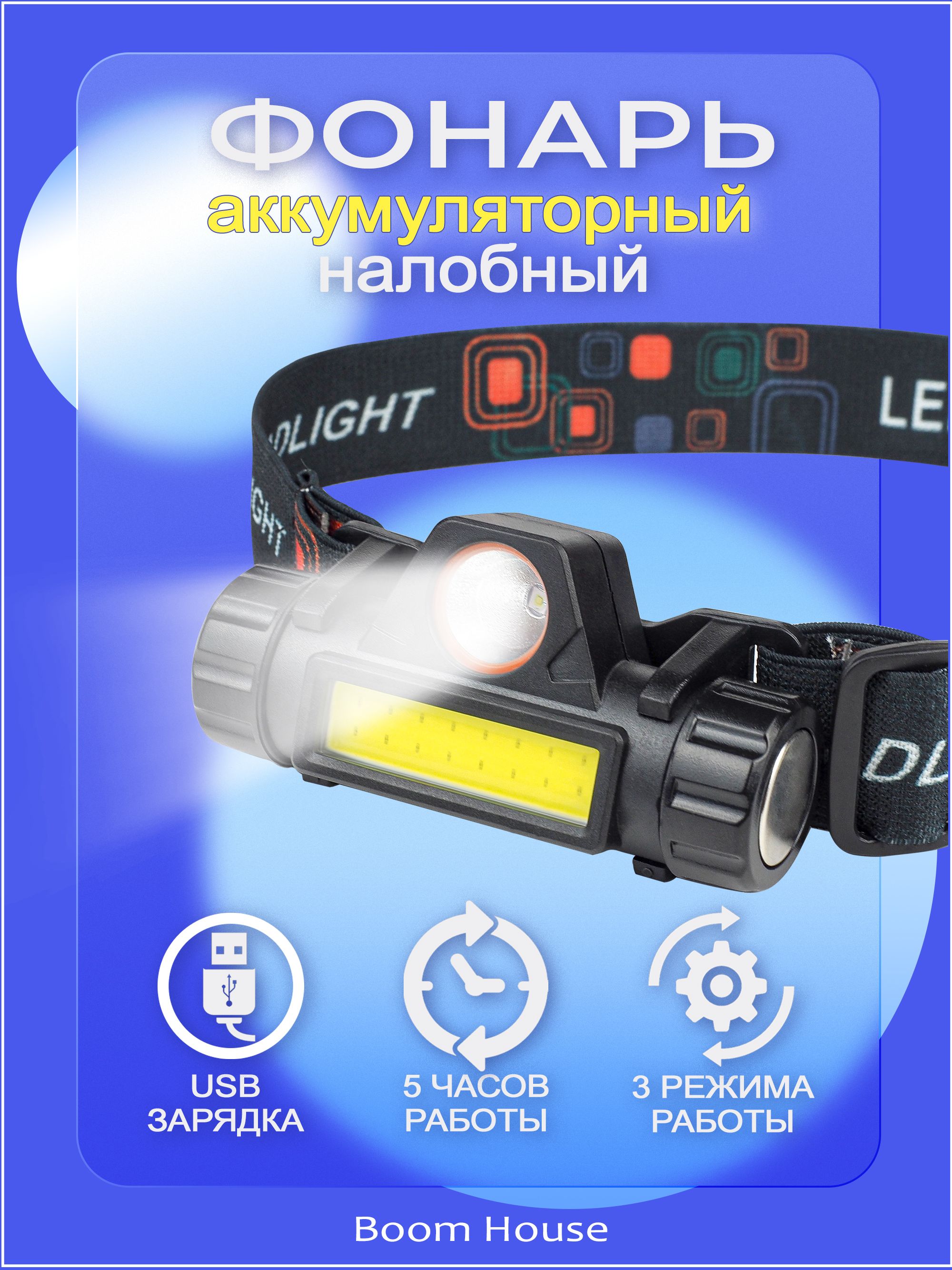 Купить Фонарь Аккумуляторный Светодиодный С Магнитом